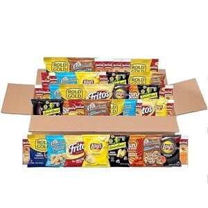 Frito-Lay Sweet & Salty Snacks, Variety Mix of Cookies, Crackers, Chips & Nuts, (Pack of 50)