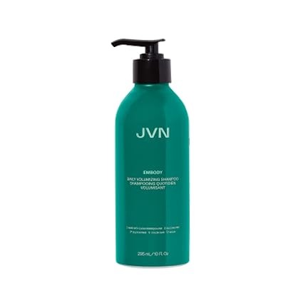 JVN Embody Volumizing Shampoo, Clean, Volume-boosting Shampoo for All Hair Types, Clarifying, Adds Fullness and Restores Shine, Sulfate Free (10 Fl Oz)