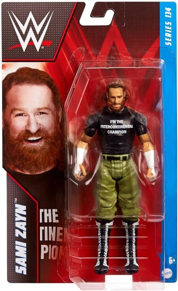 WWE Sami Zayn I'm The Intercontinental Champion Series 134 Action Figure